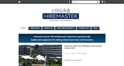 Desktop Screenshot of hiremaster.co.nz
